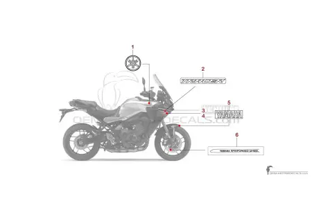 Yamaha TRACER 9 GT 2021 - Blanc