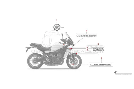 Yamaha TRACER 9 GT 2023 - Weiss