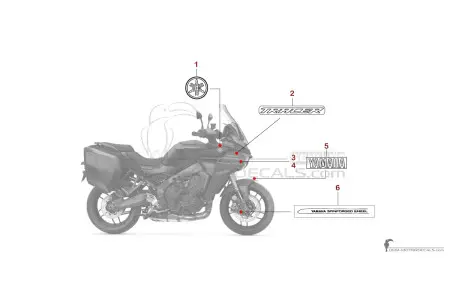 Yamaha TRACER 9 GT 2025 - Dark gray