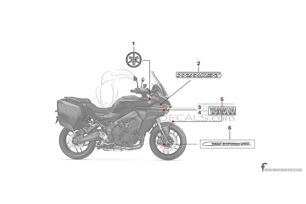 Yamaha TRACER 9 GT 2025 - Grigio scuro
