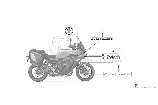 Yamaha TRACER 9 GT 2025 - Grau