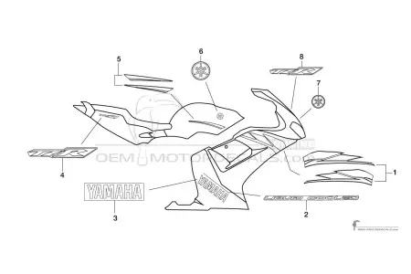 Yamaha TZR50 2003 - Blau