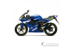 Stickers voor Yamaha TZR50 2005 - Blauw Rossi • Yamaha OEM Stickers