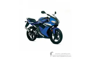 Stickers voor Yamaha TZR50 2006 - Blauw • Yamaha OEM Stickers