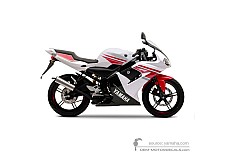 Stickers voor Yamaha TZR50 2008 - Wit • Yamaha OEM Stickers