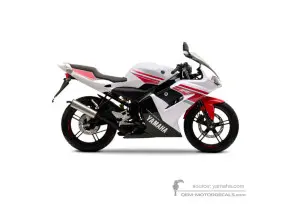 Aufkleber für Yamaha TZR50 2008 - Weiss • Yamaha OEM-Aufkleber
