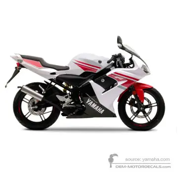 Yamaha TZR50 2008 - Weiss - Purplish White Solid 1
