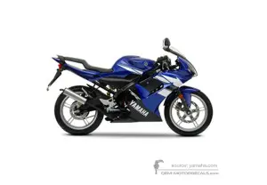 Naklejki do Yamaha TZR50 2009 - Niebieski • Yamaha Naklejki OEM