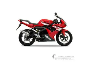 Aufkleber für Yamaha TZR50 2009 - Rot • Yamaha OEM-Aufkleber