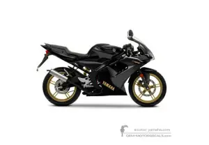 Decals for Yamaha TZR50 2010 - Black • Yamaha OEM Decals