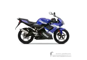 Naklejki do Yamaha TZR50 2011 - Niebieski • Yamaha Naklejki OEM