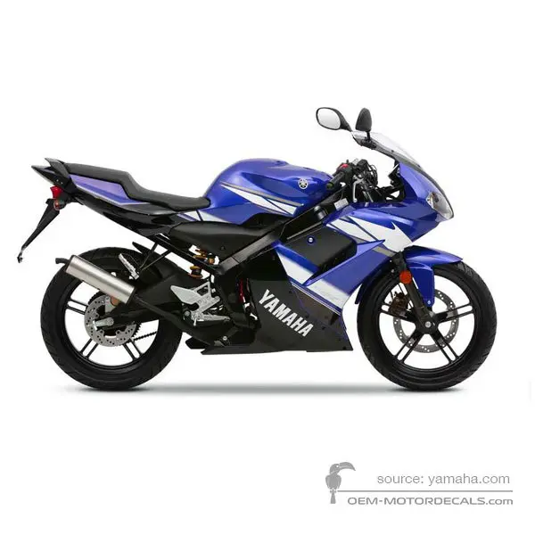 Yamaha TZR50 2011 - Bleu - Deep Purplish Blue Metallic 12