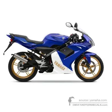 Yamaha TZR50 2012 - Azul - Deep Purplish Blue Metallic 12