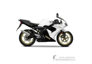 Naklejki do Yamaha TZR50 2012 - Biały • Yamaha Naklejki OEM