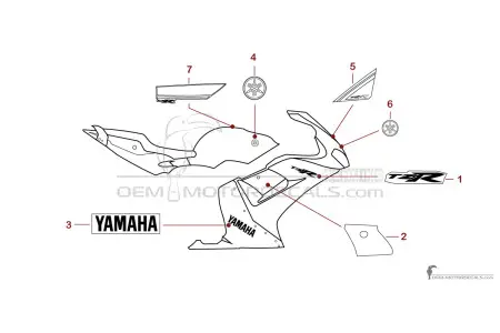 Yamaha TZR50 2012 - Blanco