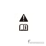 Yamaha WR125R 2009 - Etichette di avvertenza