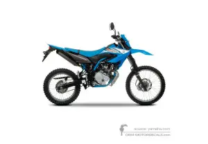 Autocollants pour Yamaha WR125R 2010 - Bleu • Yamaha Autocollants OEM