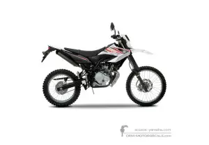 Autocollants pour Yamaha WR125R 2010 - Blanc • Yamaha Autocollants OEM
