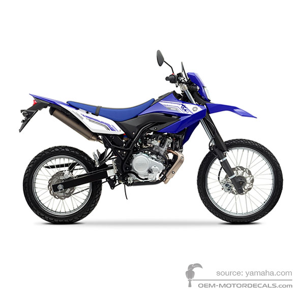 Autocollants pour Yamaha WR125R 2011 - Bleu • Yamaha Autocollants OEM