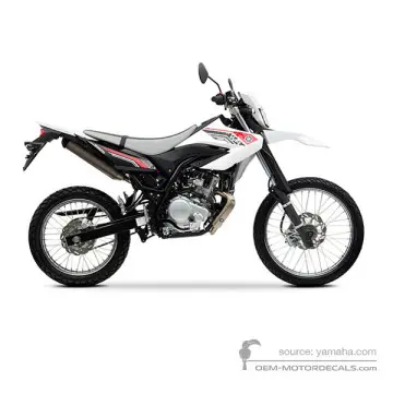Yamaha WR125R 2011 - Weiss - Purplish White Solid 1