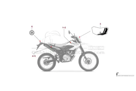 Yamaha WR125R 2011 - White