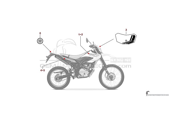Yamaha WR125R 2011 - Wit