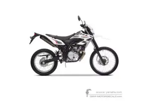 Autocollants pour Yamaha WR125R 2014 - Blanc • Yamaha Autocollants OEM