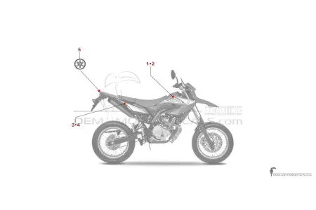 Yamaha WR125X 2009 - Bleu