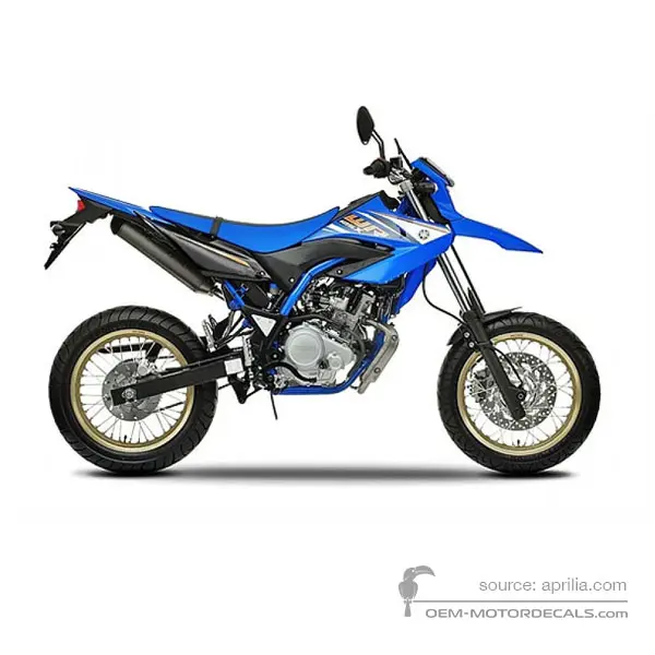 Yamaha WR125X 2010 - Blu - Deep Purplish Blue Solid E