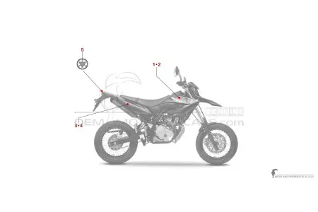 Yamaha WR125X 2010 - Black