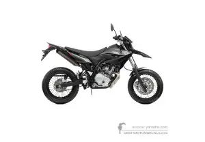 Aufkleber für Yamaha WR125X 2011 - Schwarz • Yamaha OEM-Aufkleber