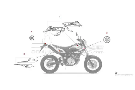 Yamaha WR125X 2013 - Blanco