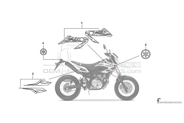 Yamaha WR125X 2013 - Blanc