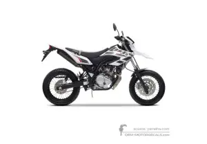 Adesivi per Yamaha WR125X 2014 - Bianco • Yamaha Adesivi OEM