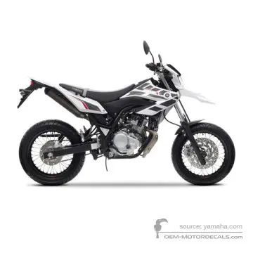 Yamaha WR125X 2014 - Weiss - Purplish White Solid 1