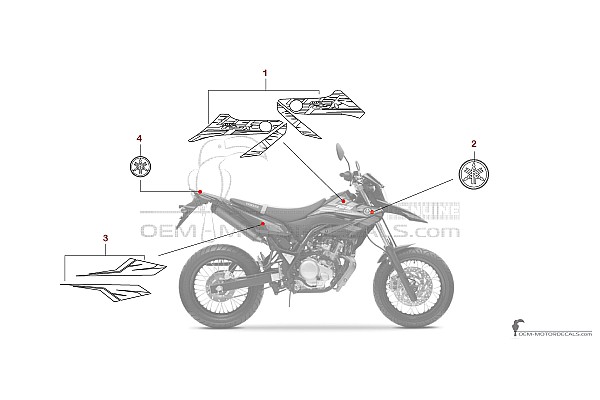 Yamaha WR125X 2014 - Negro