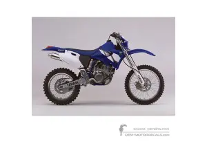Decals for Yamaha WR250F 2002 - Blue • Yamaha OEM Decals