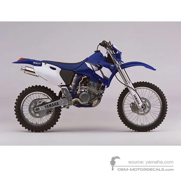 Yamaha WR250F 2002 - Niebieski - Deep Purplish Blue Solid E