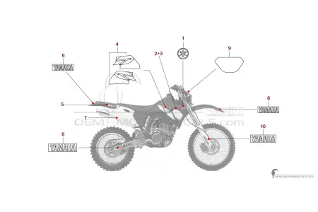 Yamaha WR250F 2002 - Azul