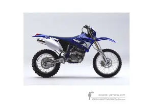 Autocollants pour Yamaha WR250F 2004 - Bleu • Yamaha Autocollants OEM