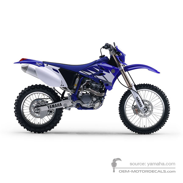 Decals for Yamaha WR250F 2005 - Blue • Yamaha OEM Decals