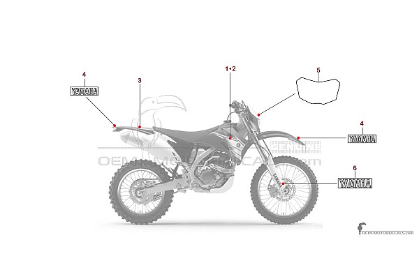 Yamaha WR250F 2007 - Azul