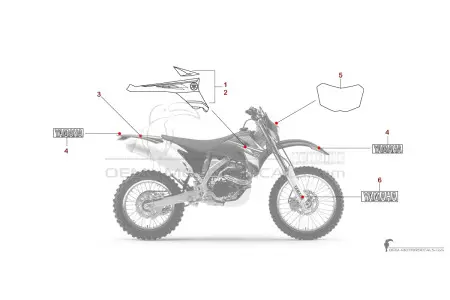 Yamaha WR250F 2008 - Blu