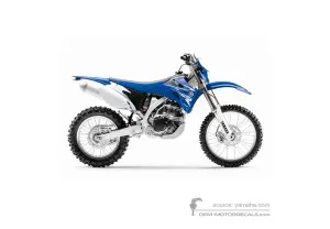 Decals for Yamaha WR250F 2009 - Blue • Yamaha OEM Decals