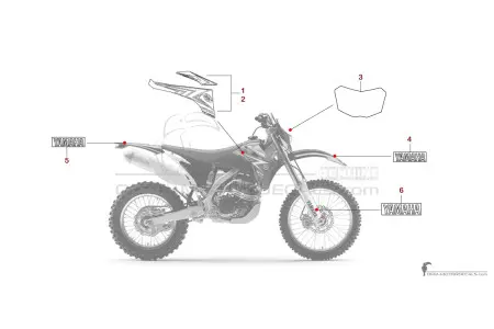 Yamaha WR250F 2010 - Blu
