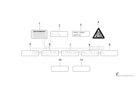 Yamaha WR250F 2010 - Optional Stickers