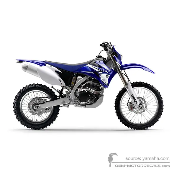 Yamaha WR250F 2011 - Niebieski - Deep Purplish Blue Solid E
