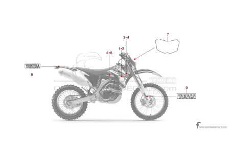 Yamaha WR250F 2011 - Blu