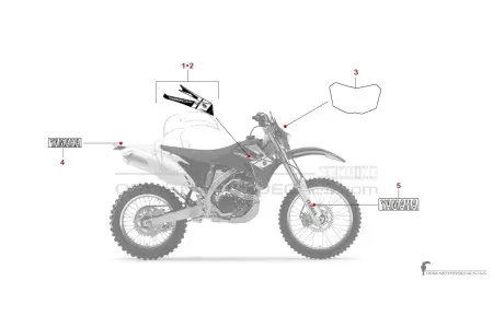 Yamaha WR250F 2013 - Blu