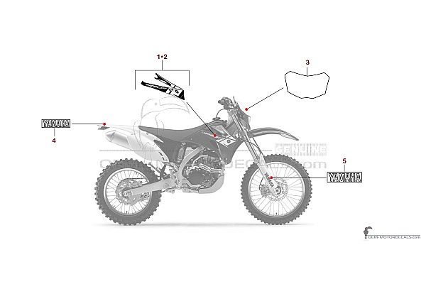 Yamaha WR250F 2013 - Blau
